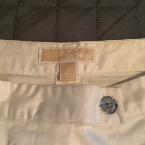 Michael Kors White Pants. Sz 6. - Picture 5 of 6